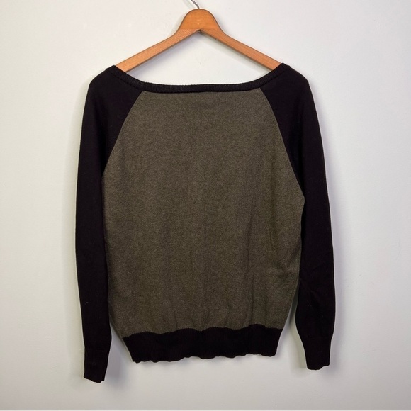 Torrid Olive and Black LOVE Knit Top Sweater - Picture 7 of 10